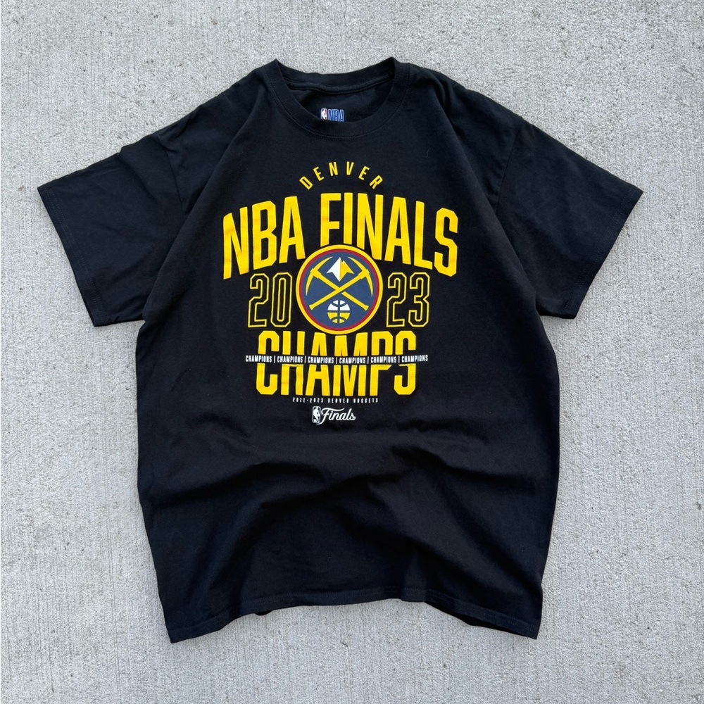 SOLD ELSEWHERE- Denver Nuggets 2023 NBA Finals Champions T Shirt